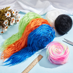 Imitation Hair Faux Fur Fabric&nbsp;DIY-WH0581-02B