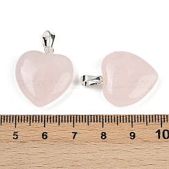 Natural Rose Quartz Pendants&nbsp;G-G956-B05-S