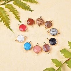 10Pcs 10 Styles Gemstone Links Connectors&nbsp;G-SZ0001-12LG