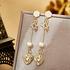 8 Pairs Brass Stud Earring Findings&nbsp;KK-BC0008-56