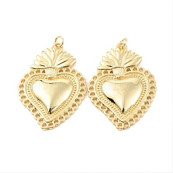 Rack Plating Brass Pendants&nbsp;KK-C021-05G