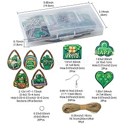 DIY Saint Patrick's Day Earring/Pendant Decoration Making Kits&nbsp;DIY-FS0005-53