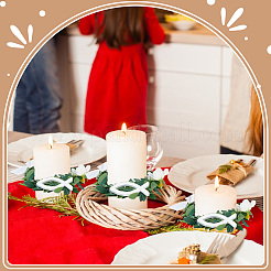PVC Candle Wreath&nbsp;AJEW-NB00003