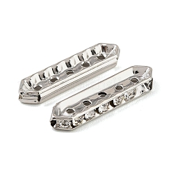 Brass Crystal Rhinestone Spacer Bars&nbsp;RB-T019-01A-P