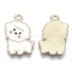 Alloy Enamel Pendants&nbsp;PALLOY-N160-004-RS
