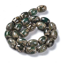 Tibetan Style dZi Beads Strands&nbsp;TDZI-E005-01I