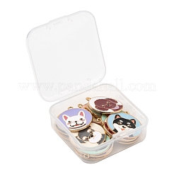 16Pcs 8 Style Eco-Friendly Alloy Enamel Pendants&nbsp;ENAM-FS0001-15