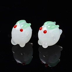 Handmade Bumpy Lampwork Beads Strands&nbsp;LAMP-T017-01D