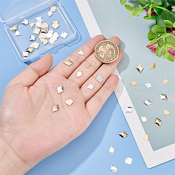 64Pcs 8 Style Brass Charms&nbsp;KK-BC0009-54