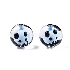 Transparent Acrylic Enamel Beads&nbsp;TACR-G040-01S