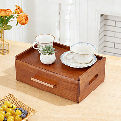 8 Grids Wood Tea Bag Storage Box&nbsp;AJEW-WH0696-693