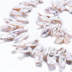 Natural Keshi Pearl Beads Strands&nbsp;PEAR-S020-H07