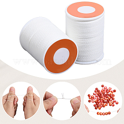 2 Rolls Round Waxed Polyester Cord&nbsp;YC-PA0001-01B
