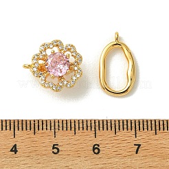 SHEGRACE Bras Micro Pave Clear Cubic Zirconia Fold Ovar Clasps&nbsp;XGRQ5F477-807G