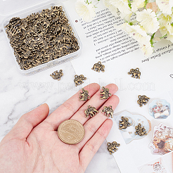 100Pcs Tibetan Style Metal Alloy Charms&nbsp;FIND-AR0001-12AB