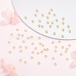 200Pcs 304 Stainless Steel Round Rings&nbsp;STAS-BBC0010-21C