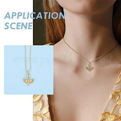 40Pcs 2 Style Rack Plating Eco-friendly Brass Ice Pick Pinch Bails&nbsp;KK-FH0005-33