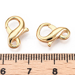 Brass Lobster Claw Clasps&nbsp;KK-N254-15G