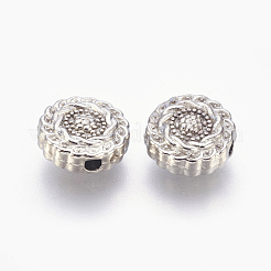 Tibetan Style Alloy Beads&nbsp;X-TIBEB-R022-P-FF