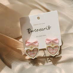 Zinc Alloy Plastic Stud Dangle Earrings for Women&nbsp;WGD72B4-01
