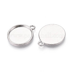 Tibetan Style Alloy Pendant Cabochon Settings&nbsp;PALLOY-N178-13AS-E