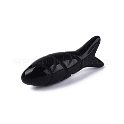 Natural Obsidian Carved Pendants&nbsp;G-T144-47A