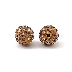 Polymer Clay Rhinestone Beads&nbsp;LS-RB-H284-6MM-Half-246