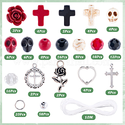 DIY Cross Bracelet Making Kits&nbsp;DIY-SC0031-21