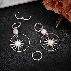 1 Pair 999 Fine Silver Huggie Hoop Earrings&nbsp;EJEW-BBC0001-39B