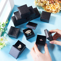 Shell Textured Paper Jewelry Ring Storage Gift Boxes&nbsp;CON-TAC0014-15E
