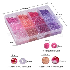 DIY Round Beads Jewelry Making Finding Kit&nbsp;DIY-YW0005-15B