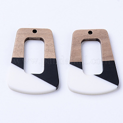 Resin & Walnut Wood Pendants&nbsp;LS-X-RESI-N025-003A-B02