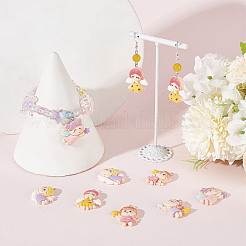 30Pcs 5 Style Opaque Resin Pendants&nbsp;RESI-SC0002-46