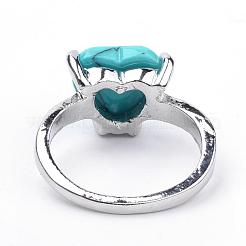 Synthetic Turquoise Rings&nbsp;G-S242-03-B