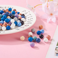 140Pcs 14 Colors Food Grade Eco-Friendly Silicone Beads&nbsp;SIL-TA0001-32
