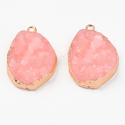 Druzy Resin Pendants&nbsp;RESI-R428-019