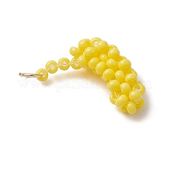 Glass Seed Beaded Banana Pendants&nbsp;PALLOY-MZ00464