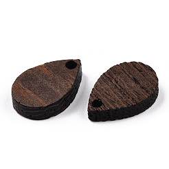 Natural Wenge Wood Pendants&nbsp;WOOD-T023-28A-01