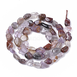 Natural Super Seven Quartz Beads Strands&nbsp;G-S363-057