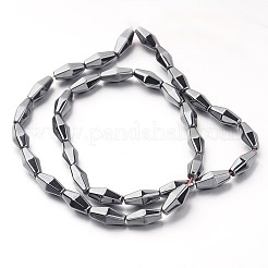Non-magnetic Synthetic Hematite Bead Strands&nbsp;G-F300-27-09