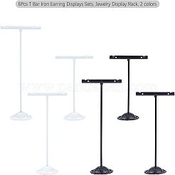 3 Pcs T Bar Iron Earring Displays Sets&nbsp;EDIS-FG0001-11