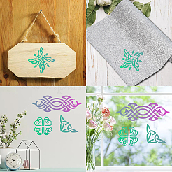 2Pcs 2 Styles Stainless Steel Cutting Dies Stencils&nbsp;DIY-WH0378-003