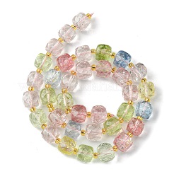 Synthetic Colored Topaz Crystal Beads Strands&nbsp;G-Q010-A14-01