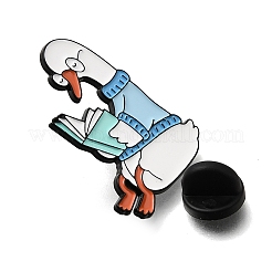 Reading Duck Enamel Pins&nbsp;JEWB-E797-01A-EB