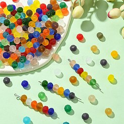 720Pcs 24 Colors Transparent Glass Beads Sets&nbsp;EGLA-YW0003-12