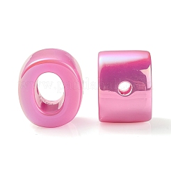 UV Plating Rainbow Iridescent Acrylic Beads&nbsp;OACR-C012-01A-1
