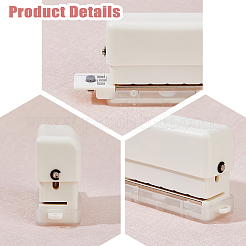 Mini Plastic 6-Hole Punch&nbsp;AJEW-WH0083-63A