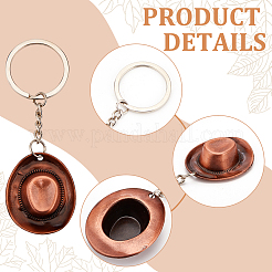12Pcs 3 Colors Alloy Keychain&nbsp;KEYC-DC0001-02