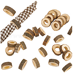 30Pcs Wood Napkin Rings&nbsp;AJEW-PH0011-95