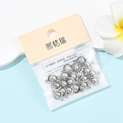 SHEGRACE Brass Round Links&nbsp;XGR0126P-122P
